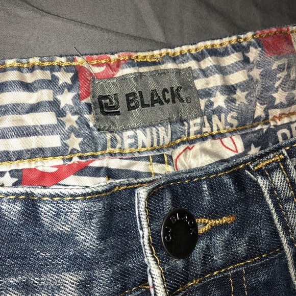 Lightly Faded ‘BLACK’ Men’s Jeans *NEVER WORN* - Picture 3 of 6